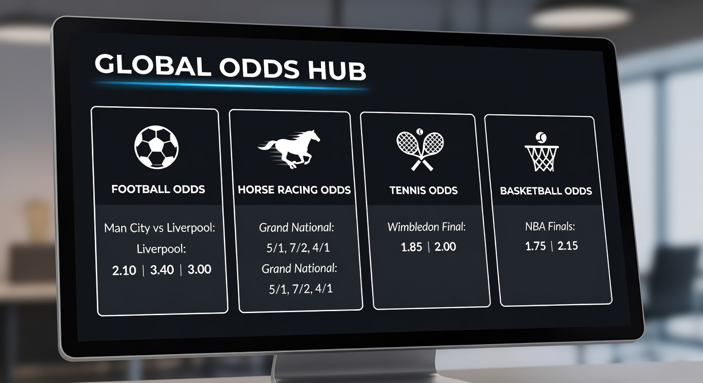 Tennis player serving powerfully on clay court after injury recovery, with odds board shifting in background