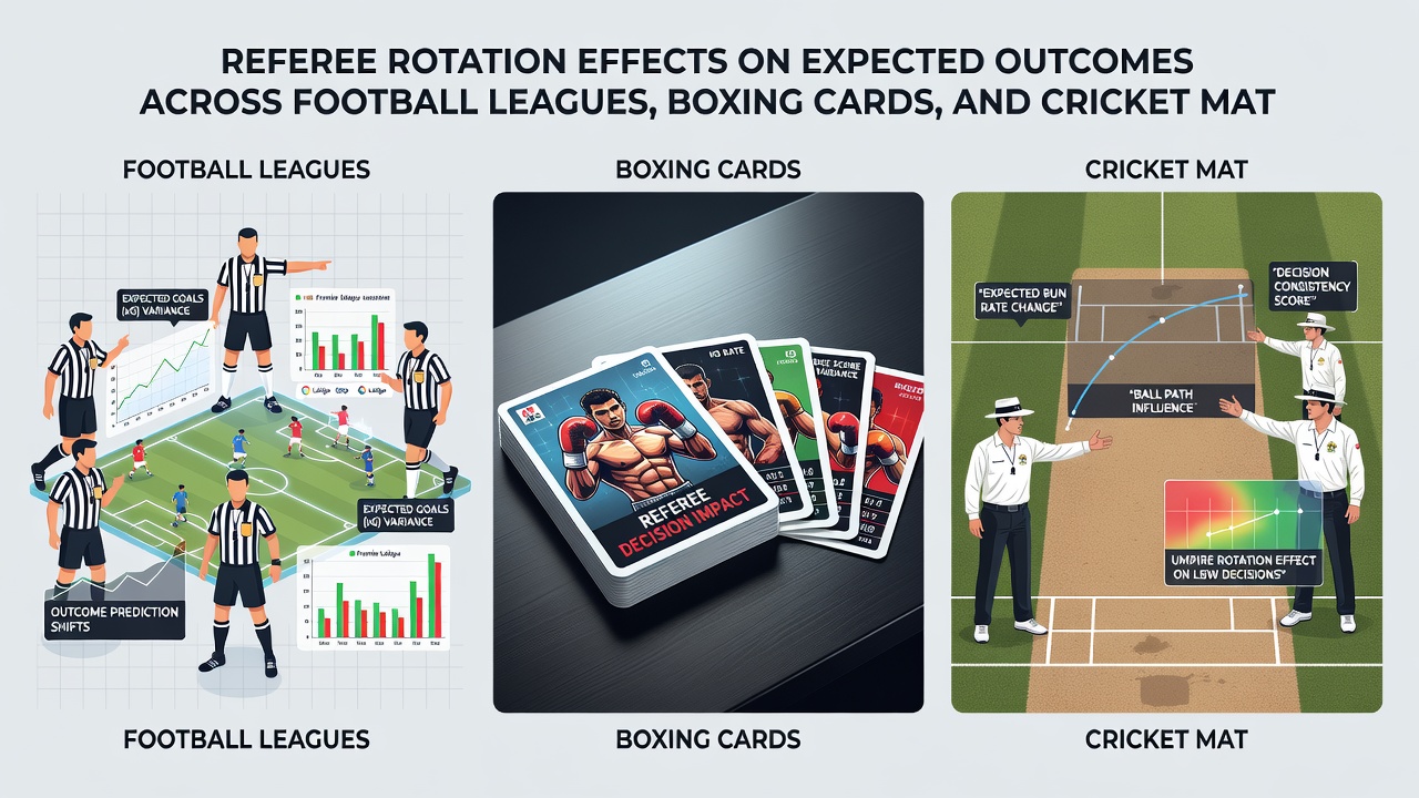 Umpire and referee decision patterns in cricket and boxing